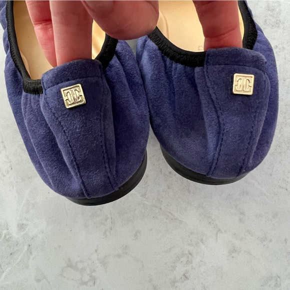 Ivanka Trump Purple Leather Ballet Bow Flats 7.5M - Picture 10 of 14